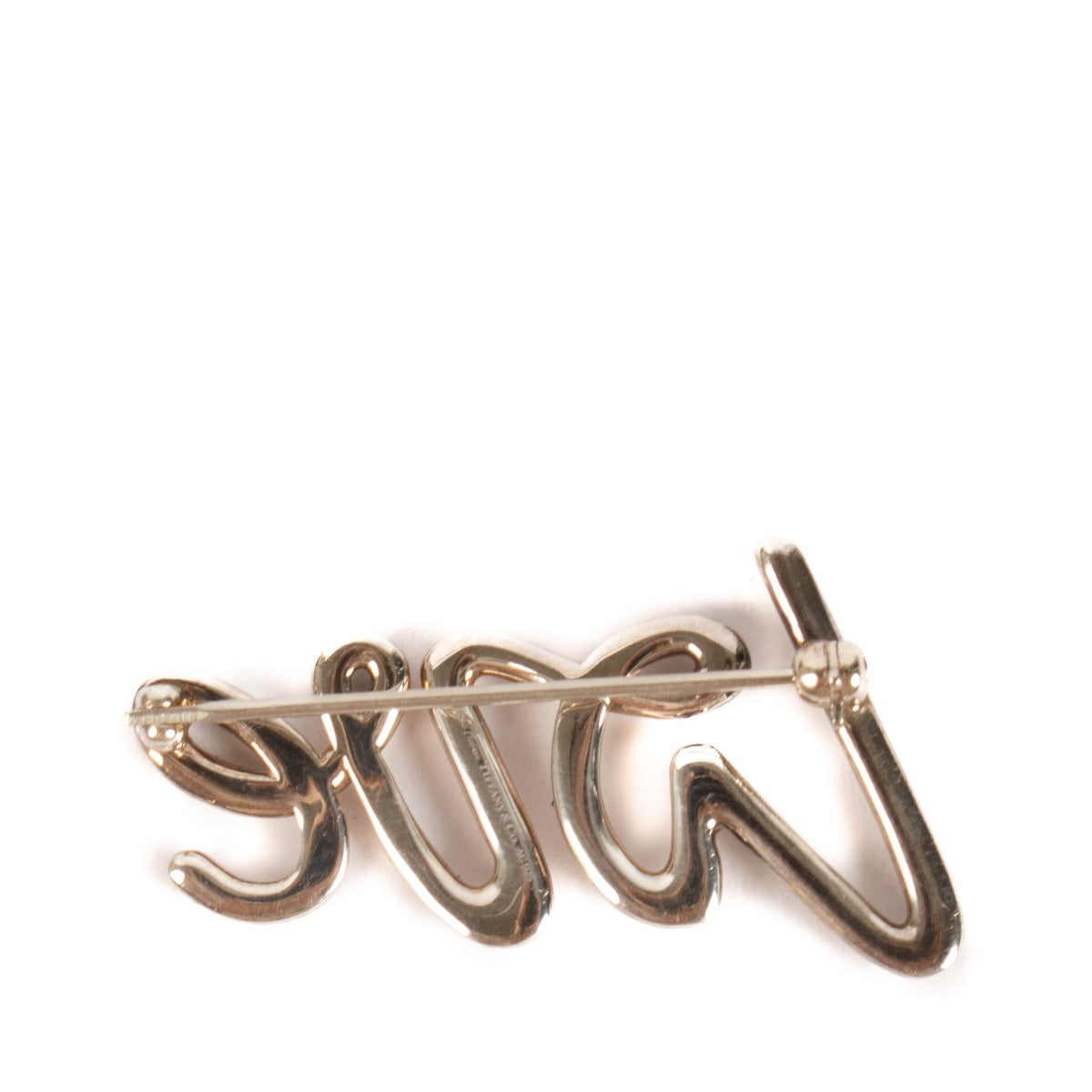 Tiffany & Co. Paloma Picasso Silver Love Brooch
