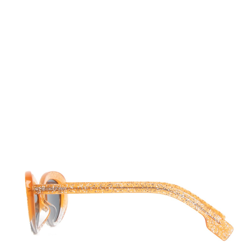 Burberry Orange Cat Eye Glitter Sunglasses