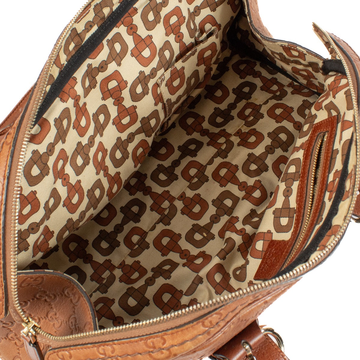 Buy an authentic second hand Gucci Brown Guccissima Signoria Dome Bag in very good condition at Labellov in Antwerp, Brussel, Knokke.
