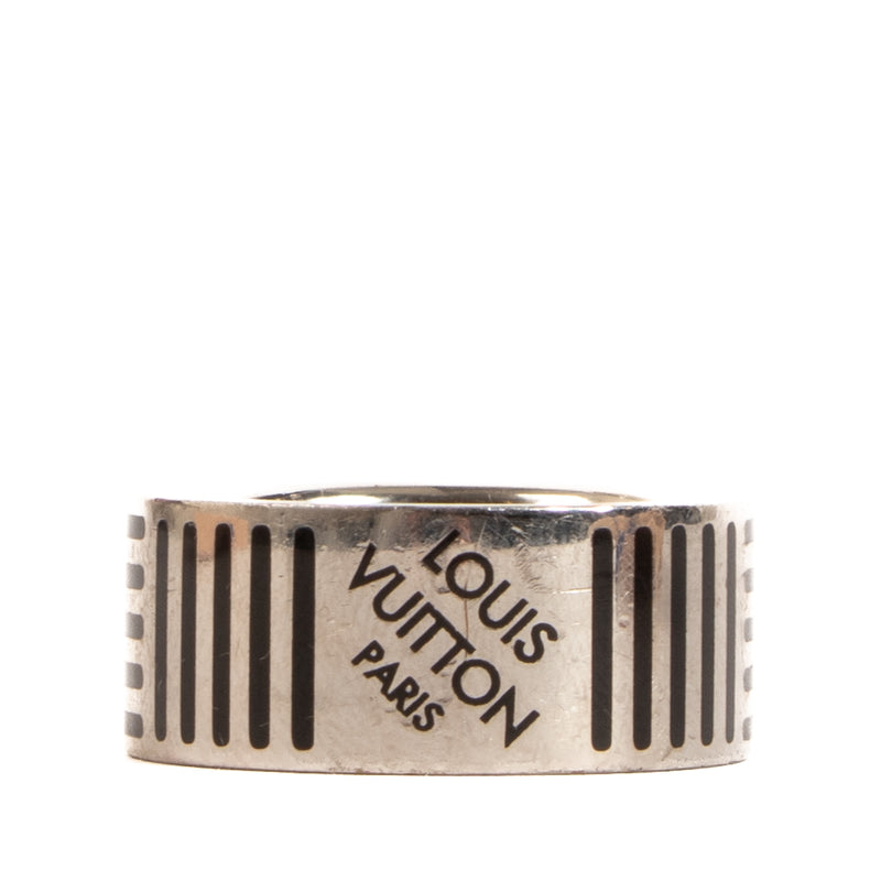 Louis Vuitton Damier Zwarte Ring - Maat M