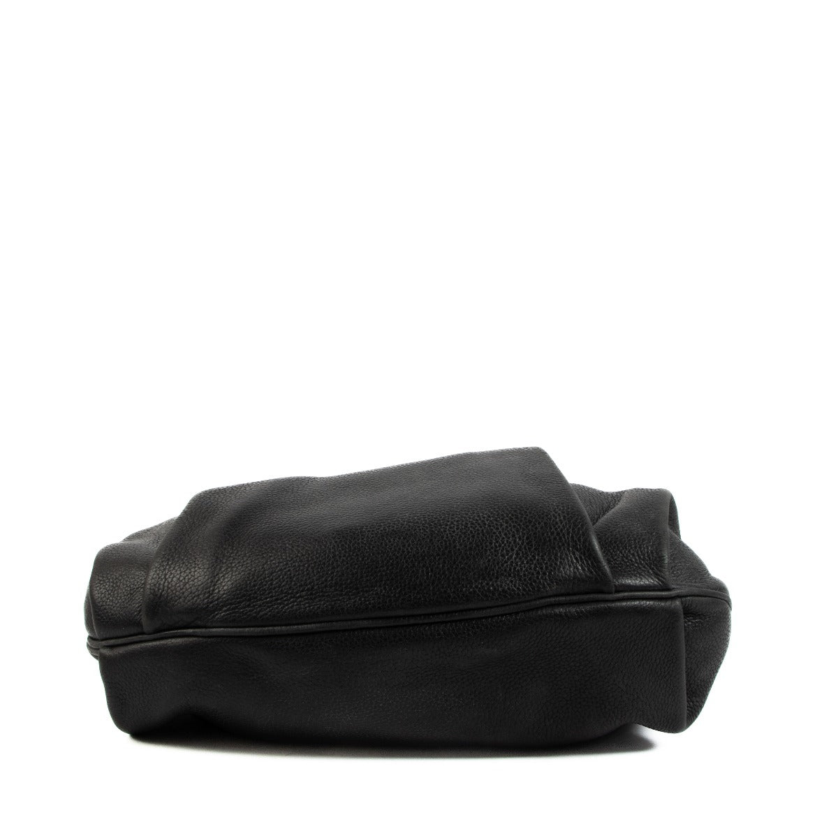Delvaux Black Leather Faust Shoulder Bag