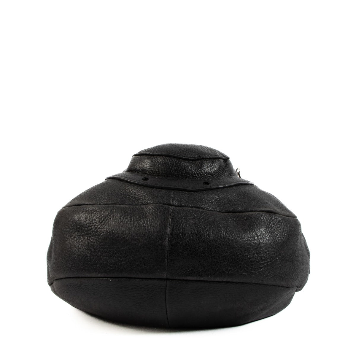 Sac bandoulière Delvaux Le Pauline PM en cuir Cerf noir