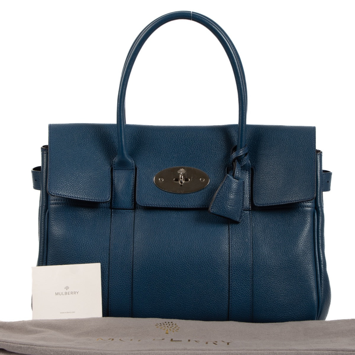 Shop 100% authentic second-hand Mulberry Blue Bayswater Shoulder Bag on Labellov.com