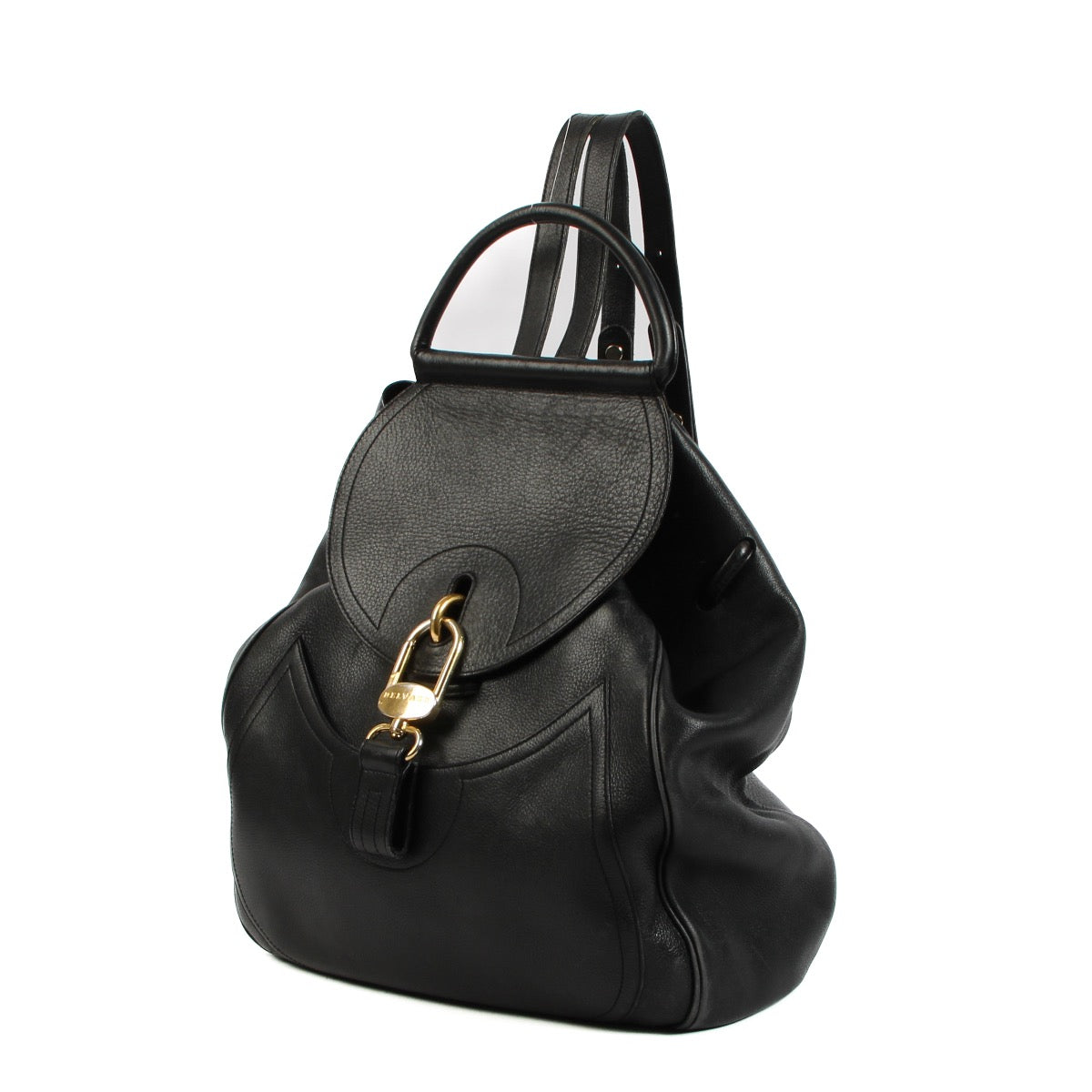 Shop 100% authentic second-hand Delvaux Black Lucifer Backpack on Labellov.com