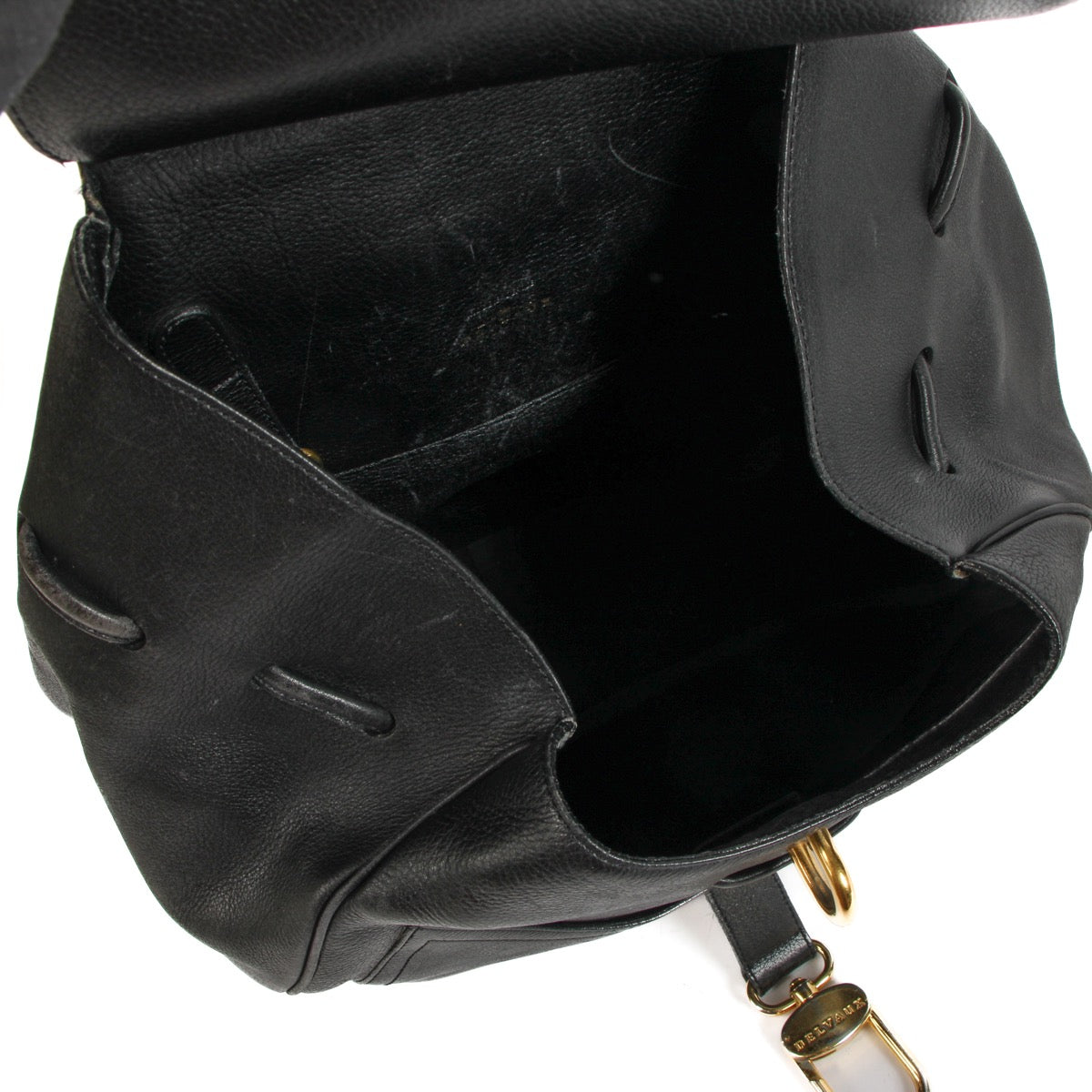 Shop 100% authentic second-hand Delvaux Black Lucifer Backpack on Labellov.com