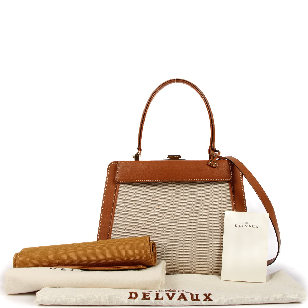 Shop 100% authentic second-hand Delvaux Illusion Jumping Fauve on Labellov.com