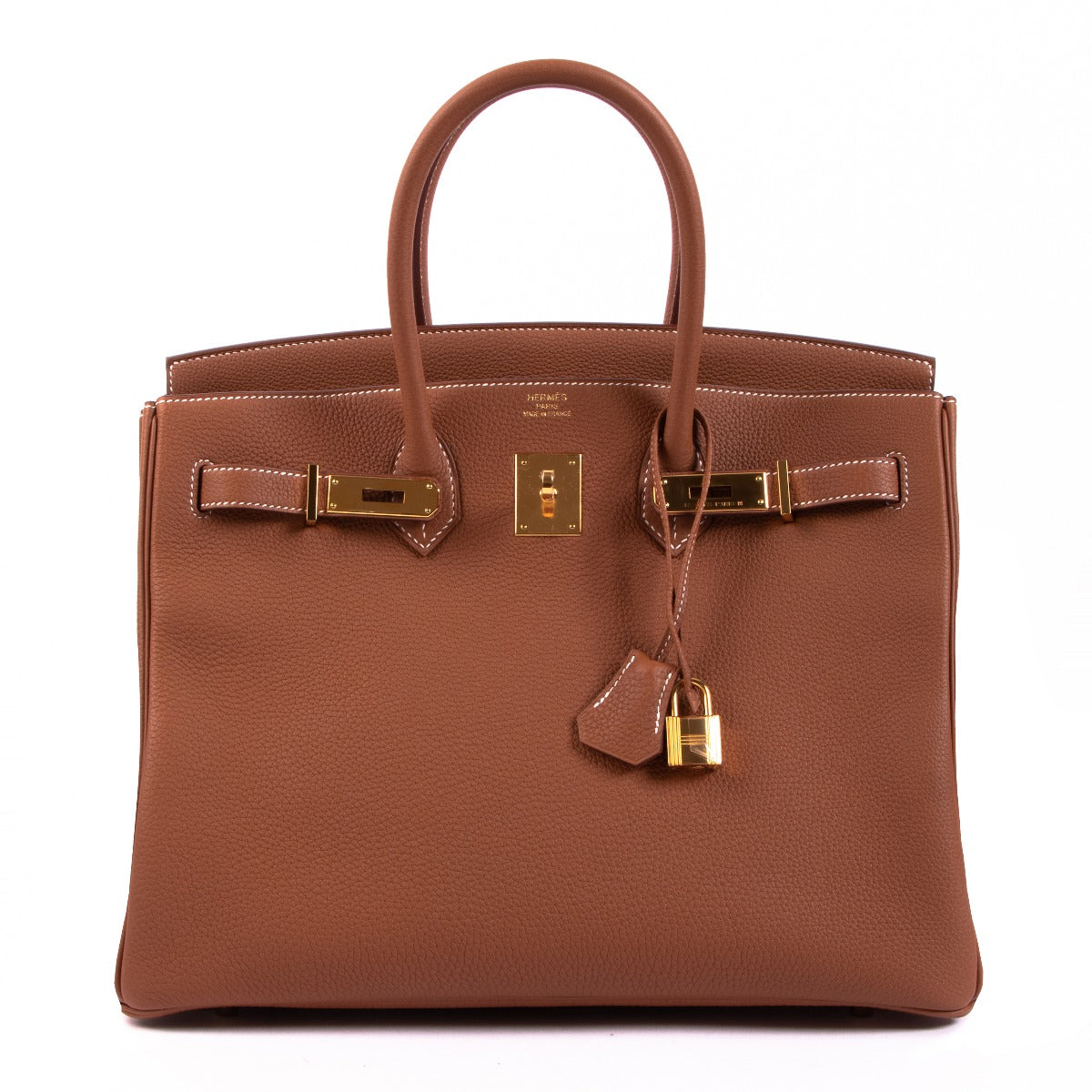 Authentic second hand Hermès Birkin 35 Gold on www.labellov.com