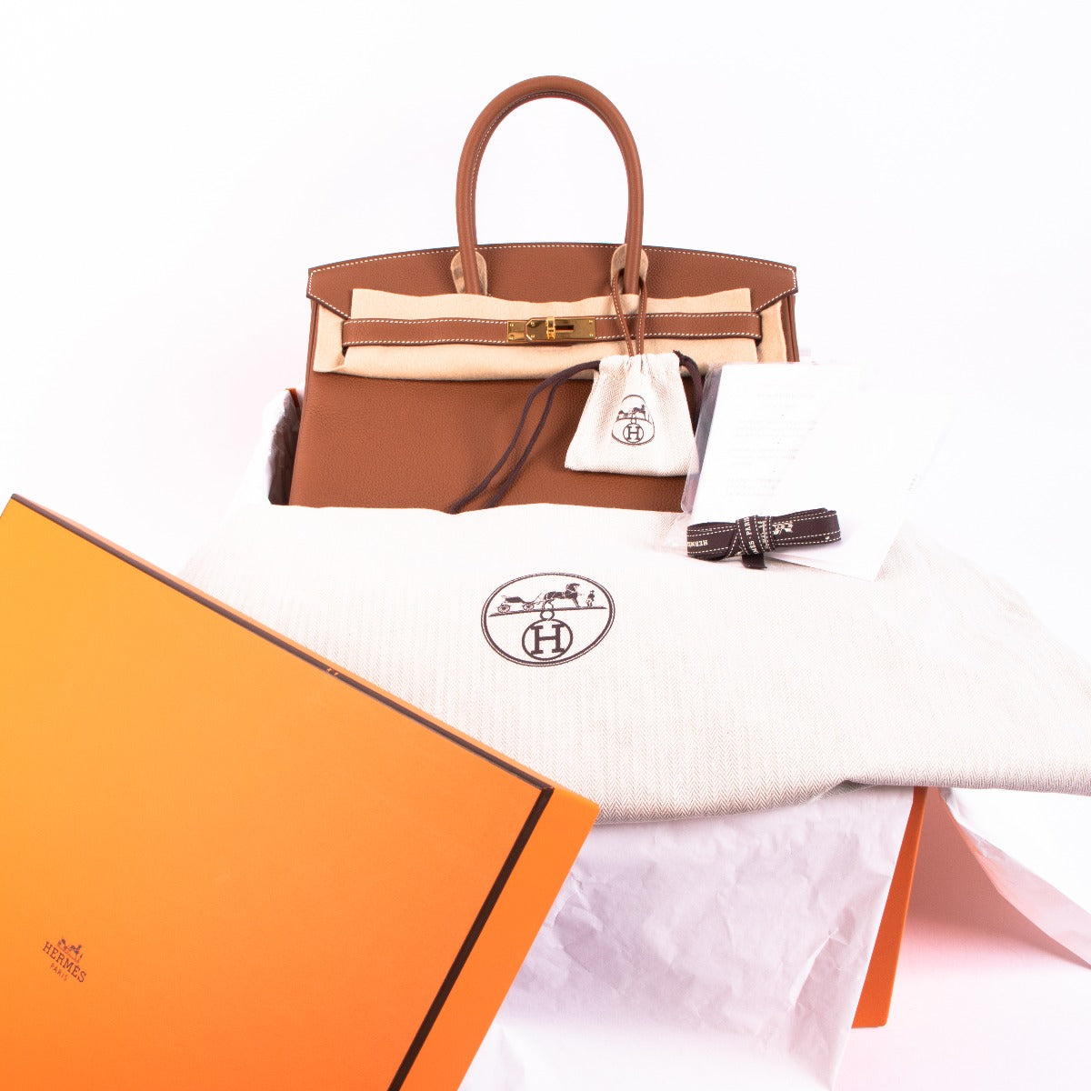 Hermès Birkin 35 Gold Togo Gold Hardware