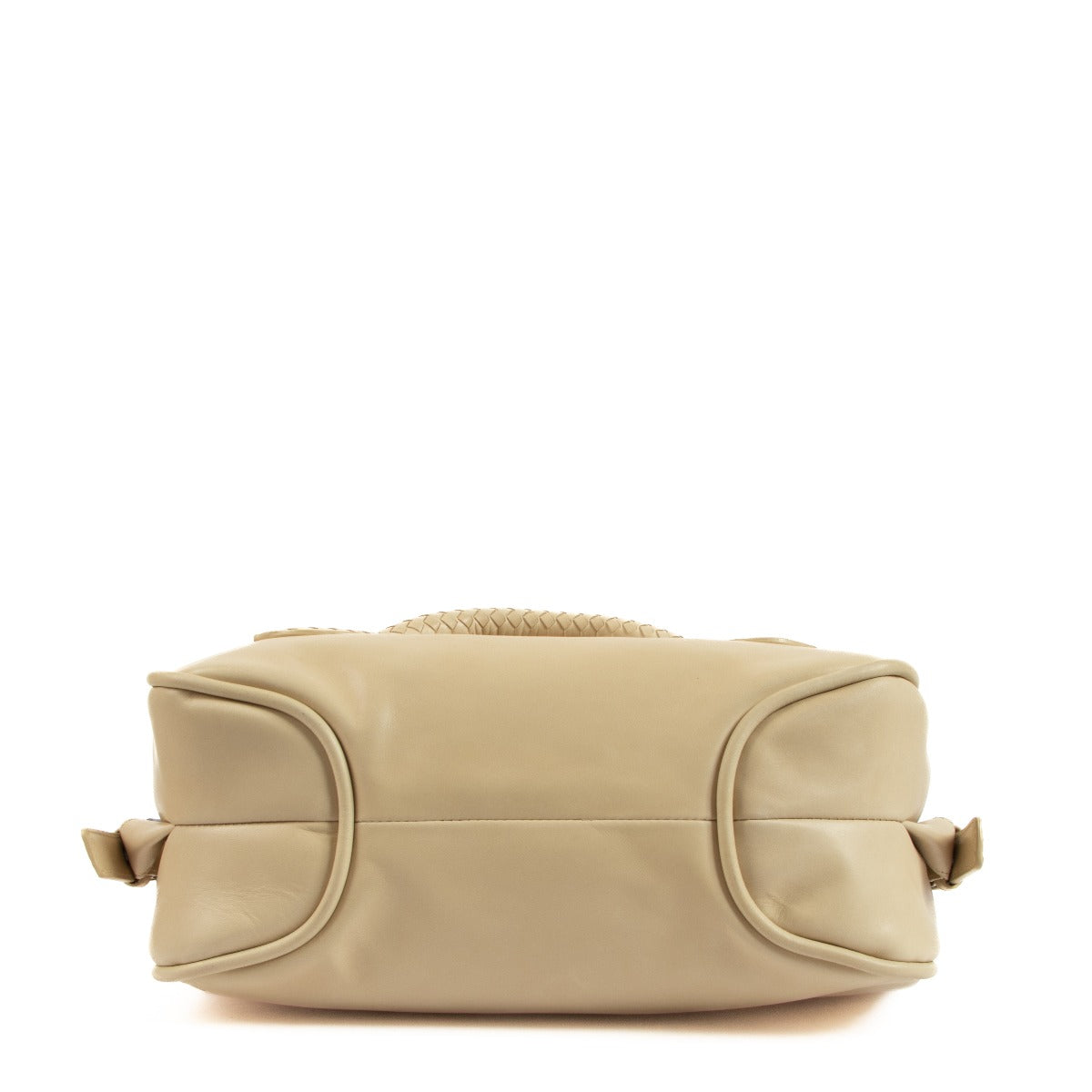 Sac à bandoulière Bottega Veneta Rialto Intrecciato beige