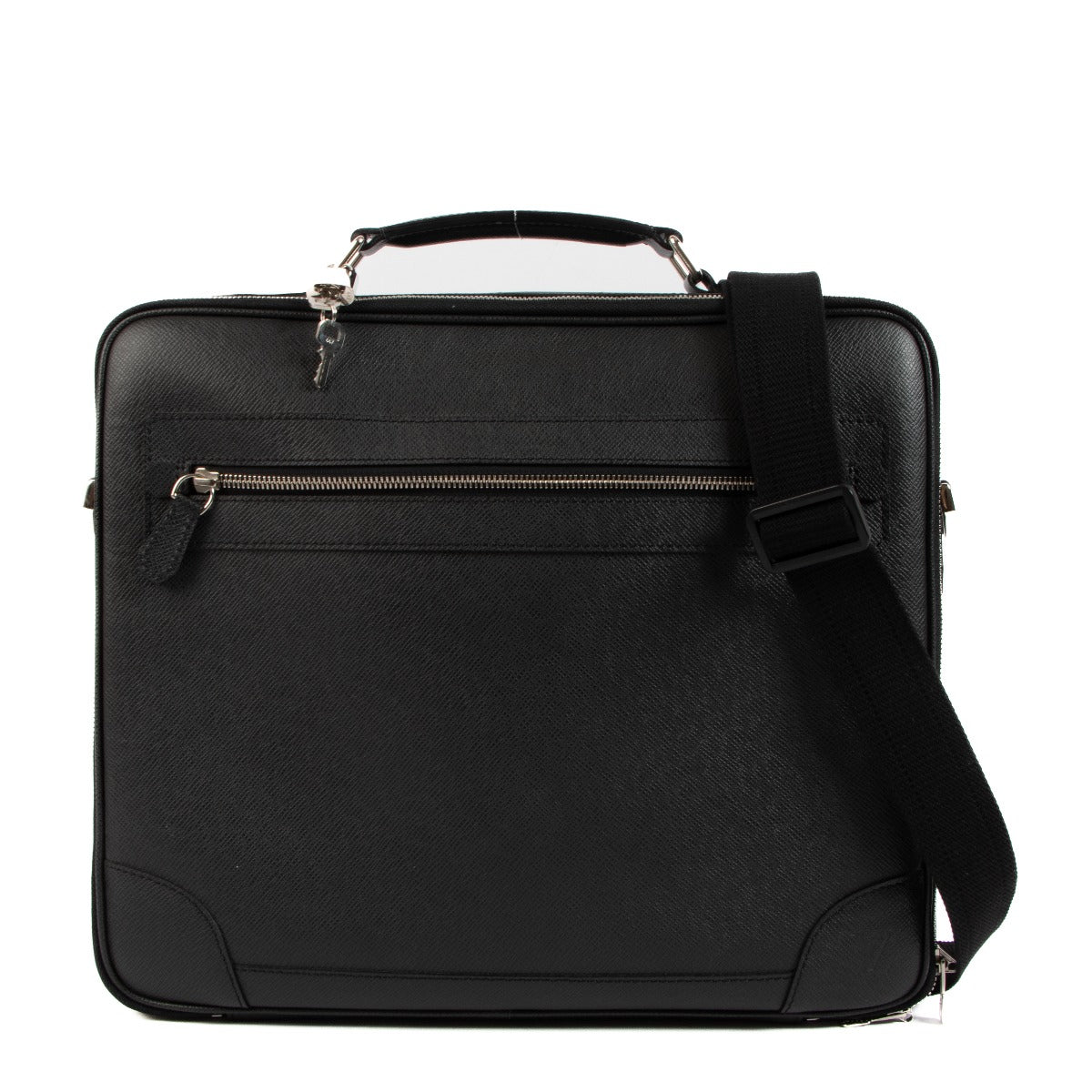 Louis Vuitton Black Taiga Leather Odessa Briefcase