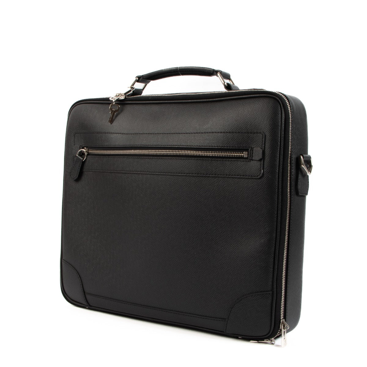 Louis Vuitton Black Taiga Leather Odessa Briefcase