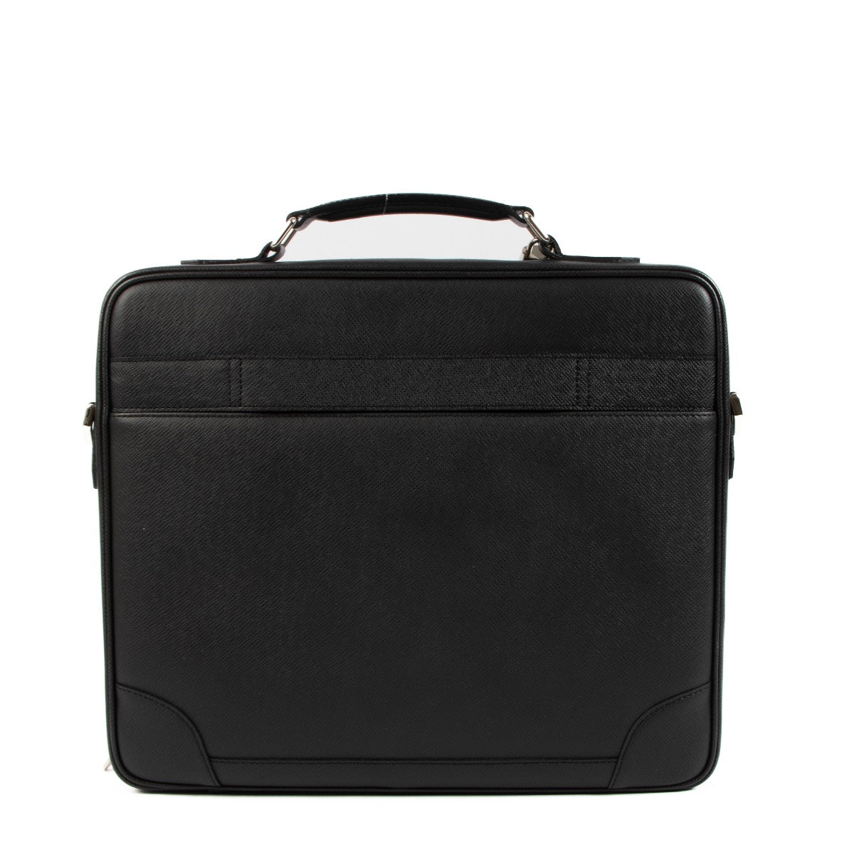 Louis Vuitton Black Taiga Leather Odessa Briefcase