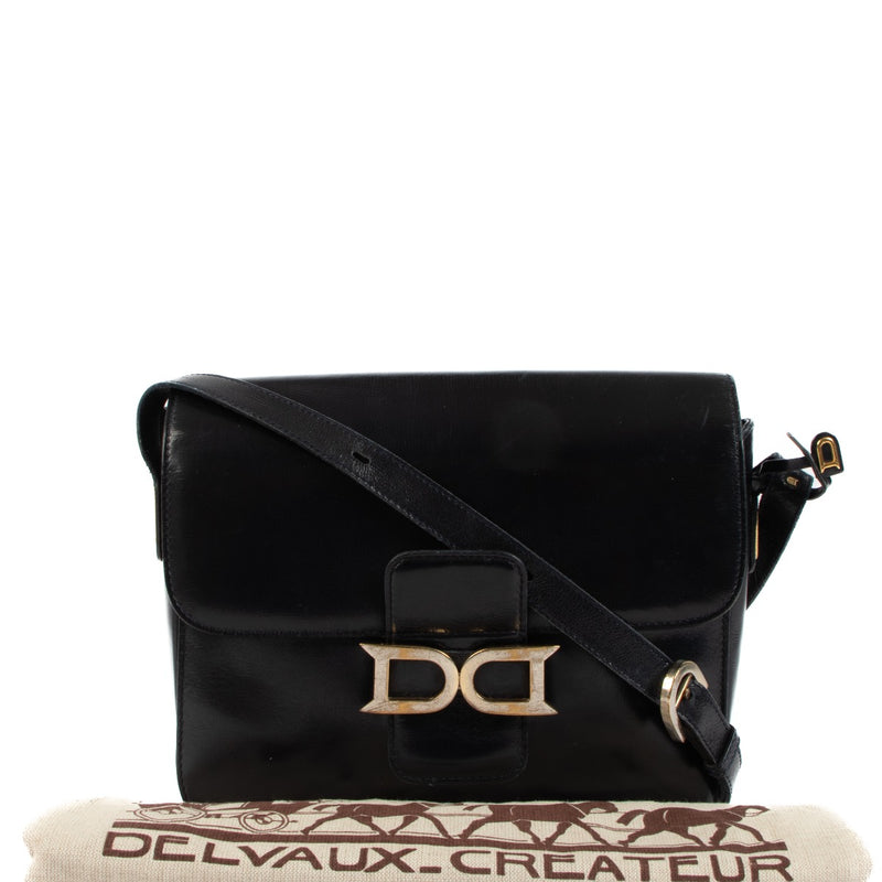 Buy an authentic Delvaux Black Bourgogne Crossbody Bag on LabelLov.com