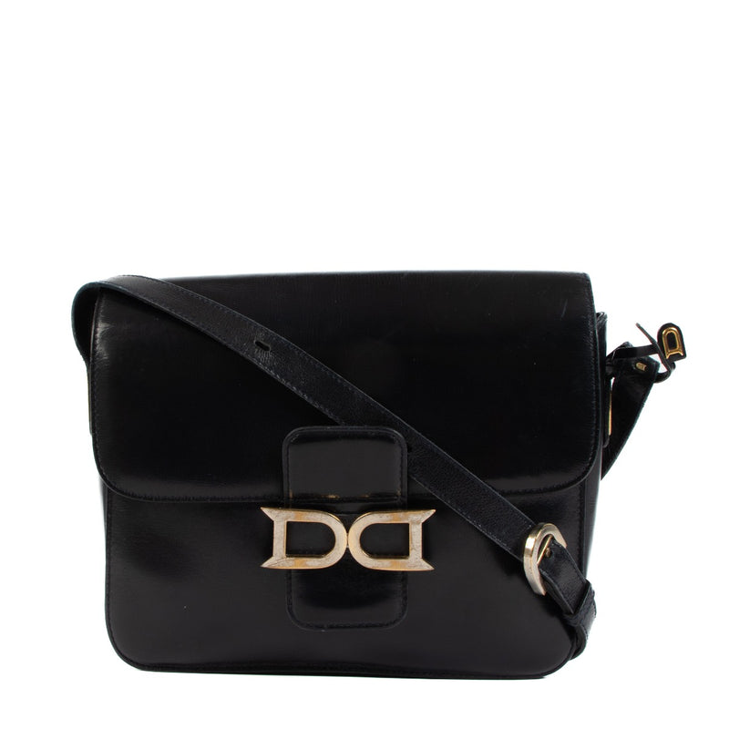Buy an authentic Delvaux Black Bourgogne Crossbody Bag on LabelLov.com