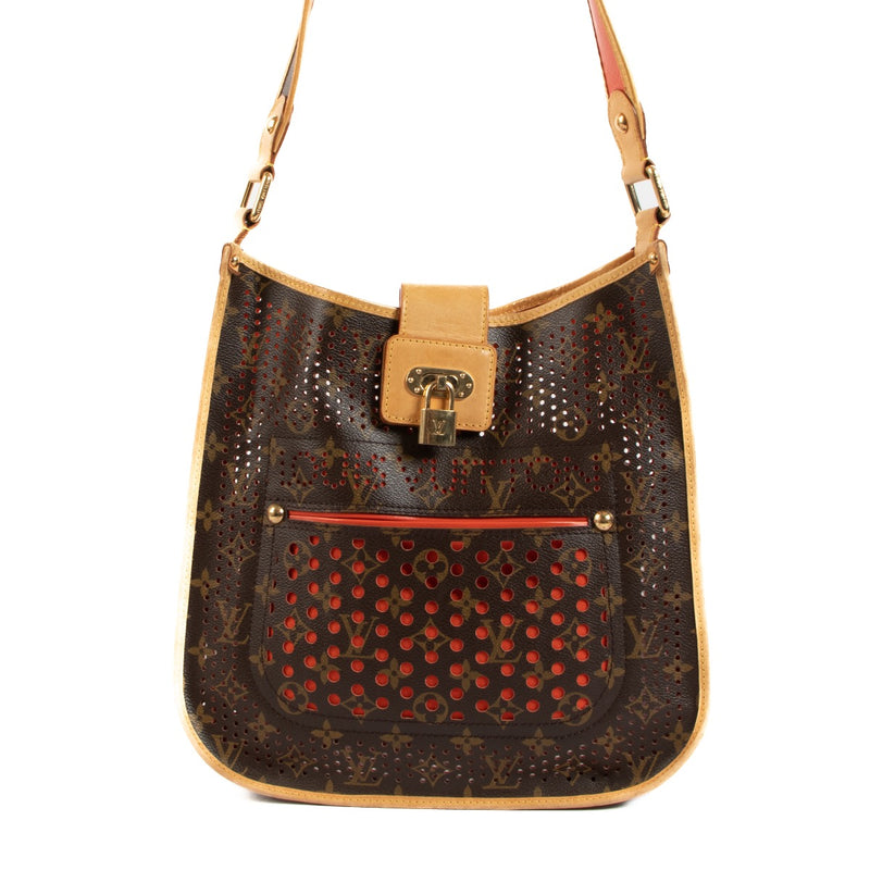Get an authentic Louis Vuitton Brown Monogram Perforated Musette Shoulder Bag on LabelLov.com