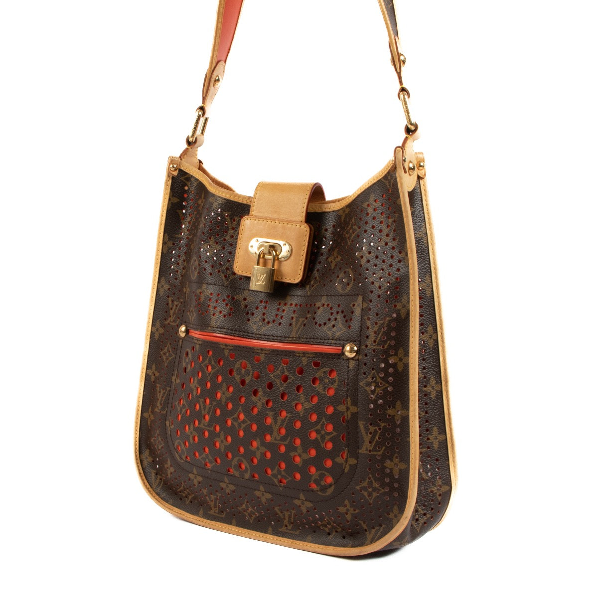 Get an authentic Louis Vuitton Brown Monogram Perforated Musette Shoulder Bag on LabelLov.com