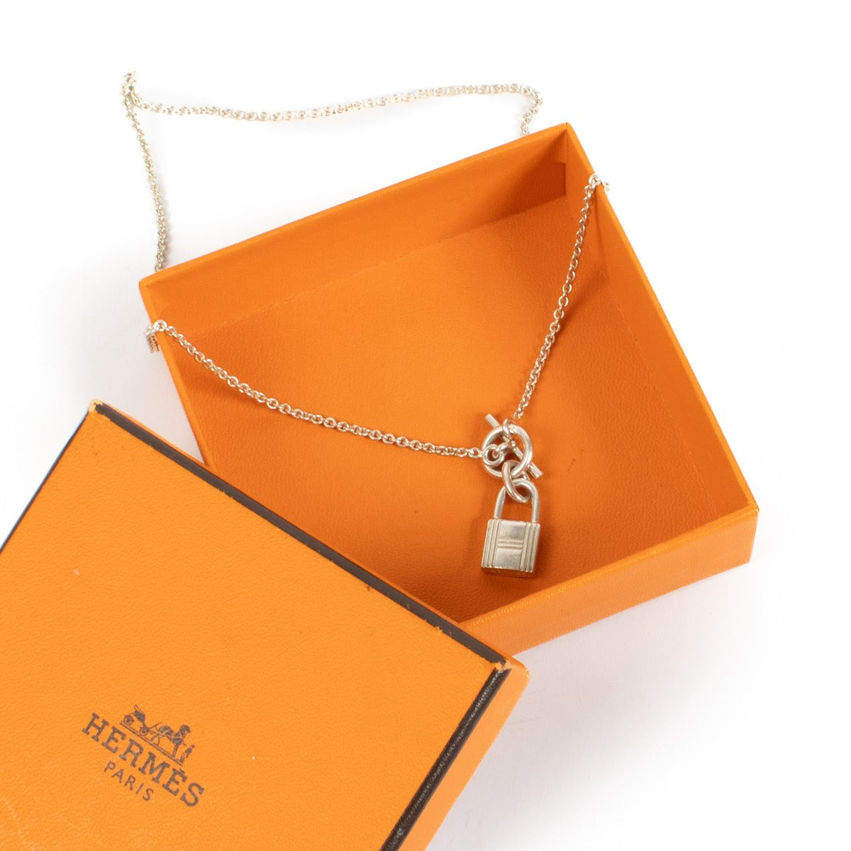 Shop 100% authentic secondhand Hermès Cadenas Necklace on Labellov.com