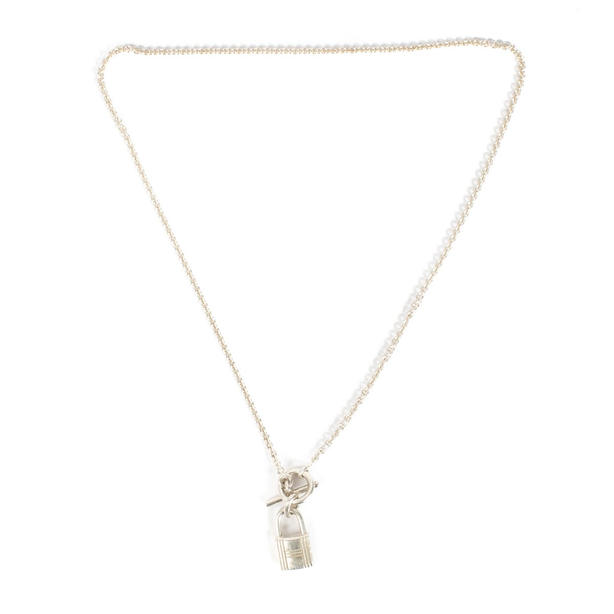 Shop 100% authentic secondhand Hermès Cadenas Necklace on Labellov.com