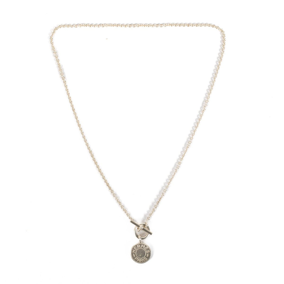 Authentic second hand Hermès Ex-Libris Necklace on Labellov.com