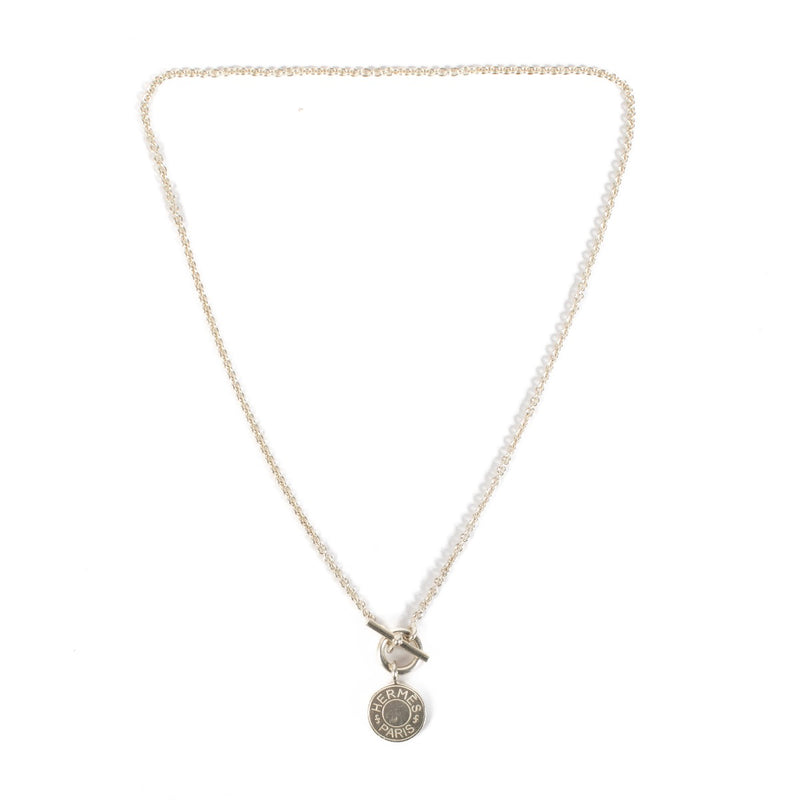 Authentic second hand Hermès Ex-Libris Necklace on Labellov.com