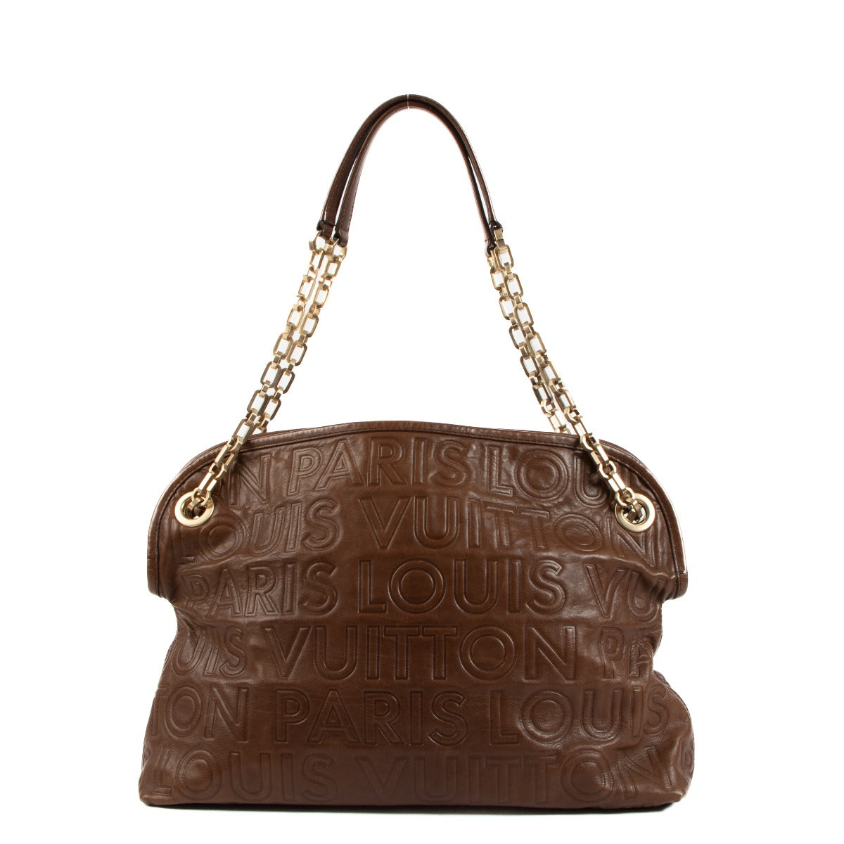 Louis Vuitton Bruin Paris Souple Whisper Schoudertas