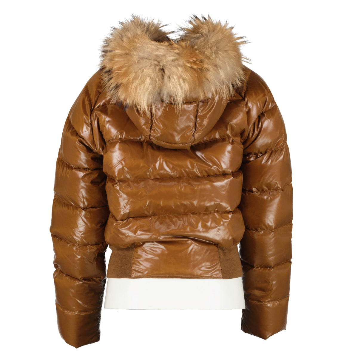 shop 100% authentic second hand Moncler Brown Down Jacket - Size 1 on Labellov.com