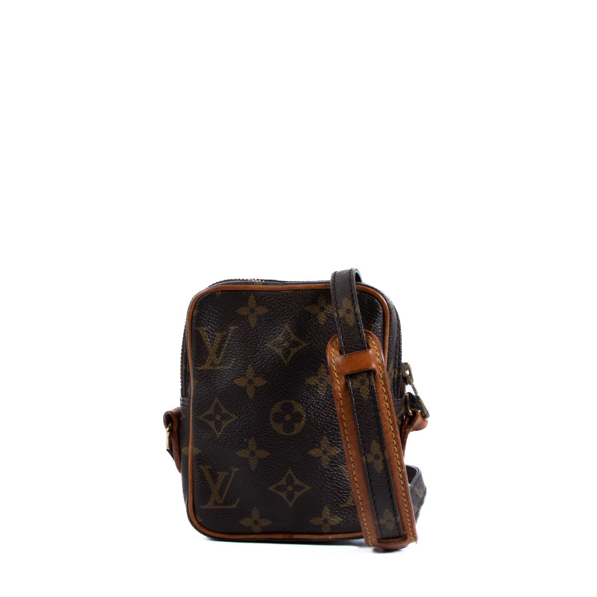 shop authentic second hand Louis Vuitton Vintage Danube Mini Monogram Canvas Crossbody Bag at Labellov
