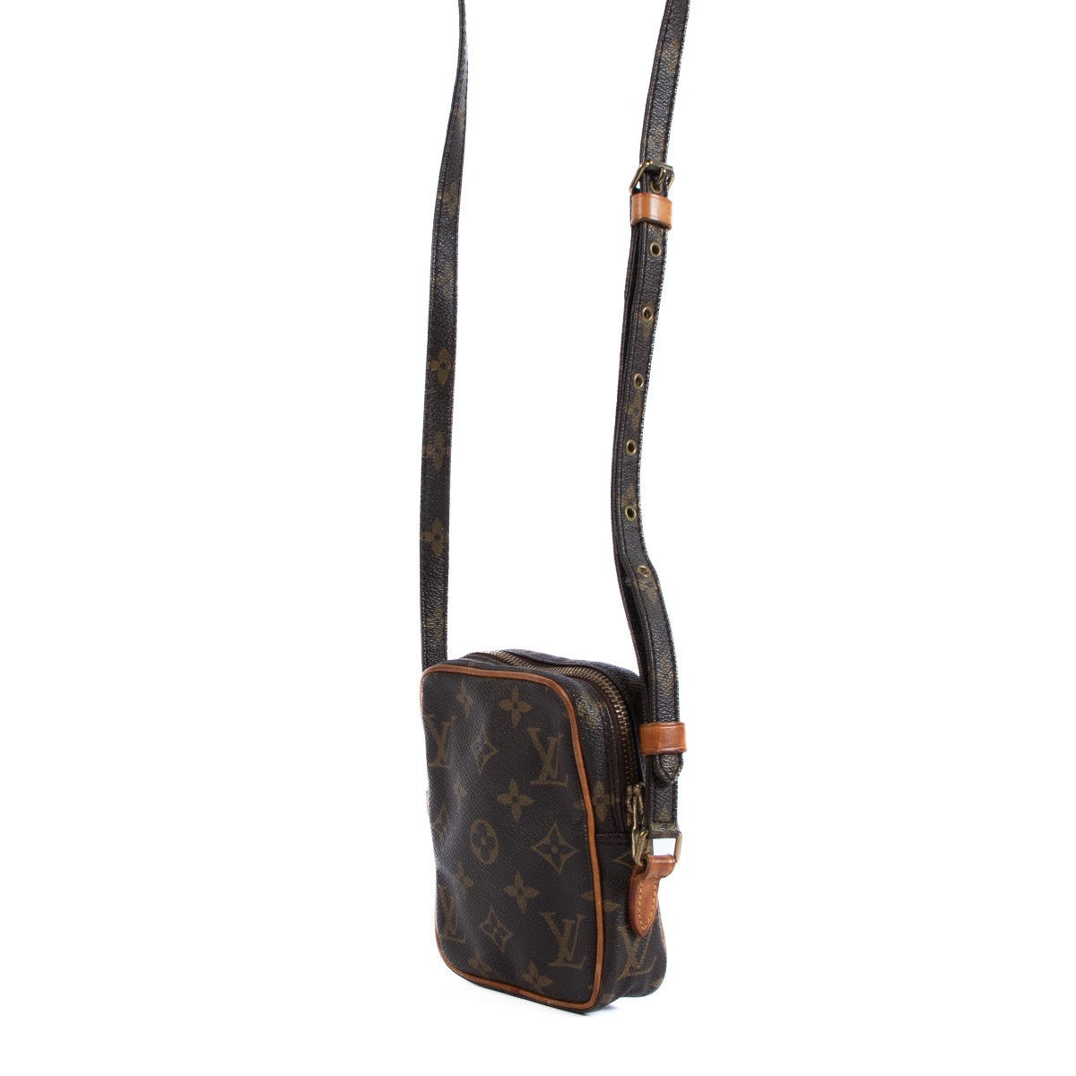 shop authentic second hand Louis Vuitton Vintage Danube Mini Monogram Canvas Crossbody Bag at Labellov