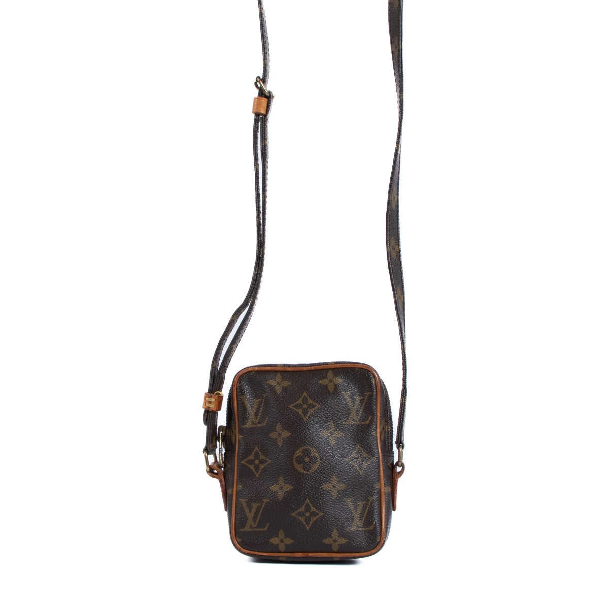 shop authentic second hand Louis Vuitton Vintage Danube Mini Monogram Canvas Crossbody Bag at Labellov