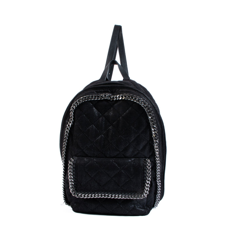 Stella McCartney Black Falabella Backpack