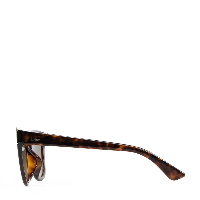 Christian Dior Brown Acetate Soft 1 Cat Eye Sunglasses