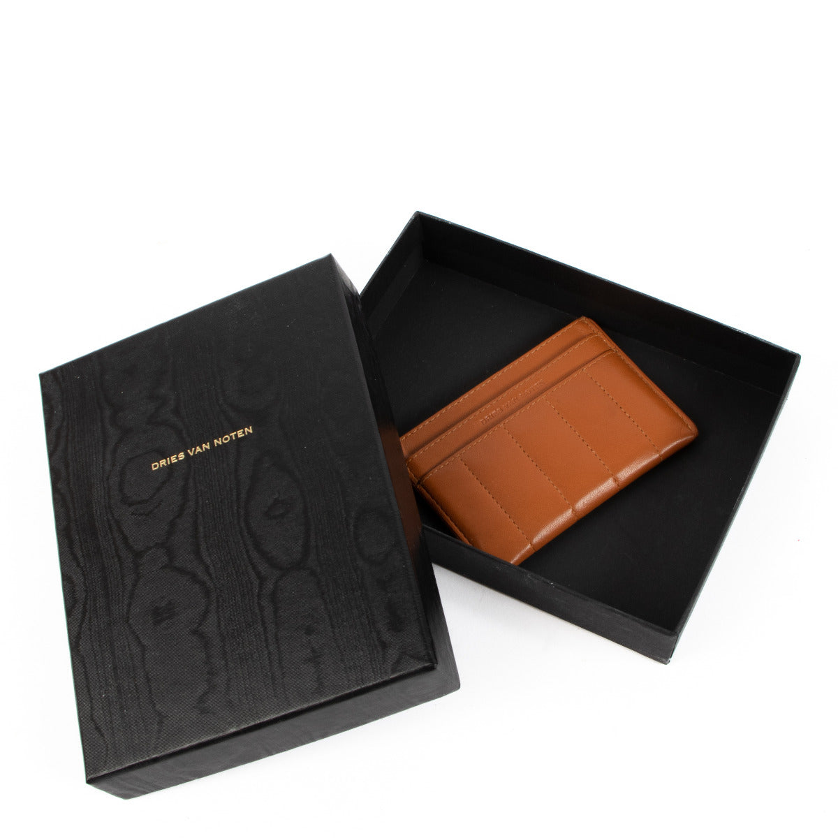 Dries Van Noten Camellen Leren Kaarthouder