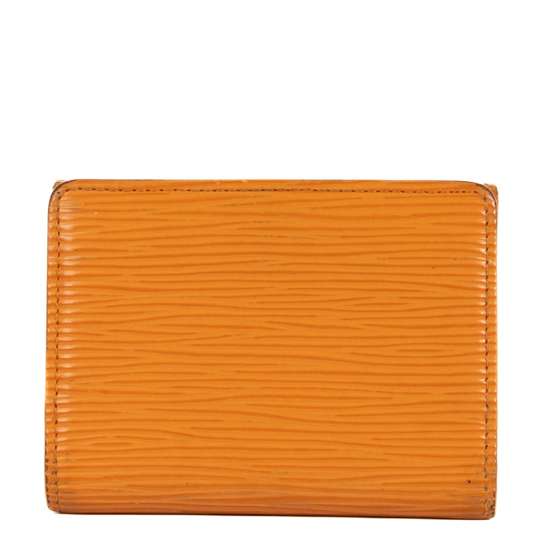 Shop 100% authentic second-hand Louis Vuitton Orange Epi Leather Wallet on Labellov.com