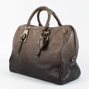 Prada Grey Ombre Top Handle Bag