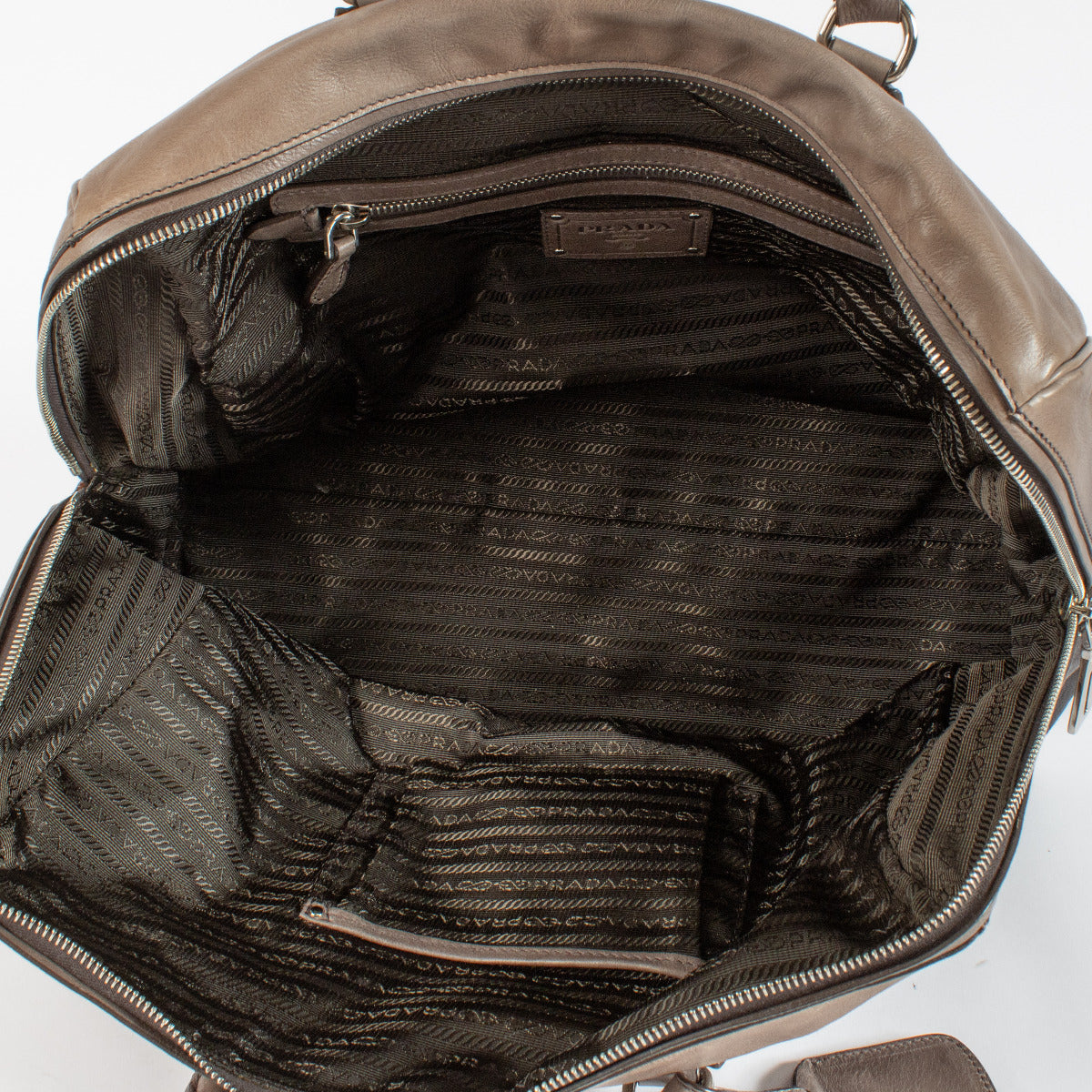 Prada Grey Ombre Top Handle Bag