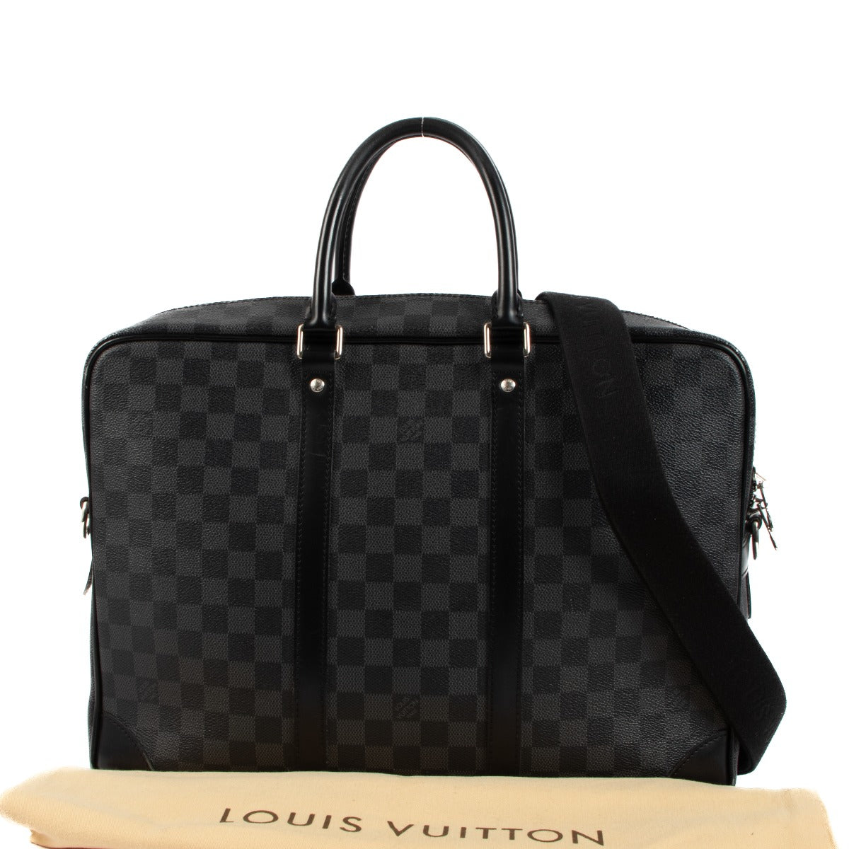 Louis Vuitton Porte-Document Voyager GM Damier Graphite Briefcase