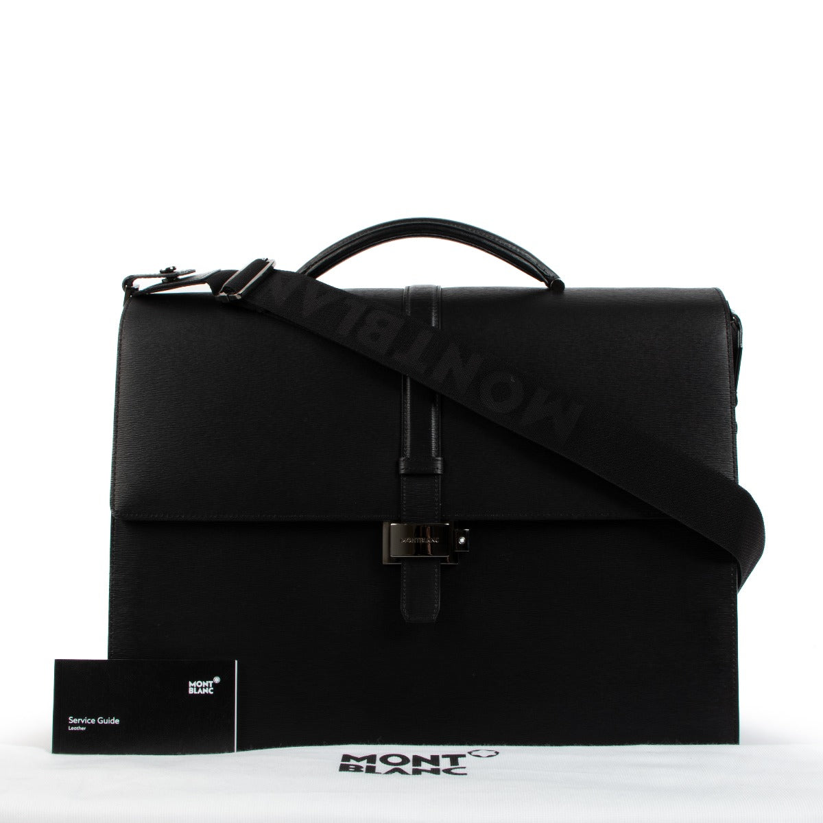 Pre loved Montblanc briefcase in very good condition on Labellov.com