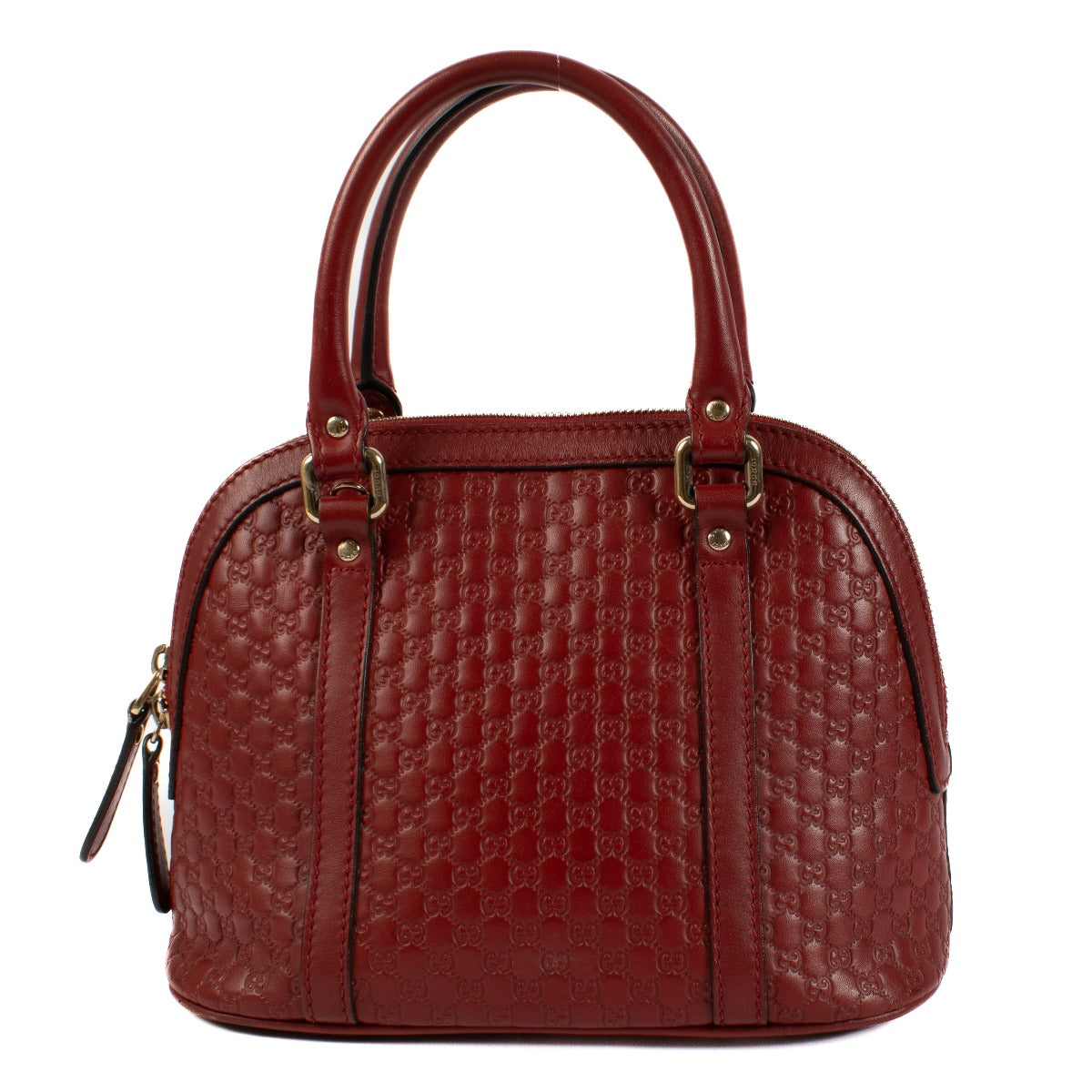 Gucci Red Microguccissima Mini Dome Bag