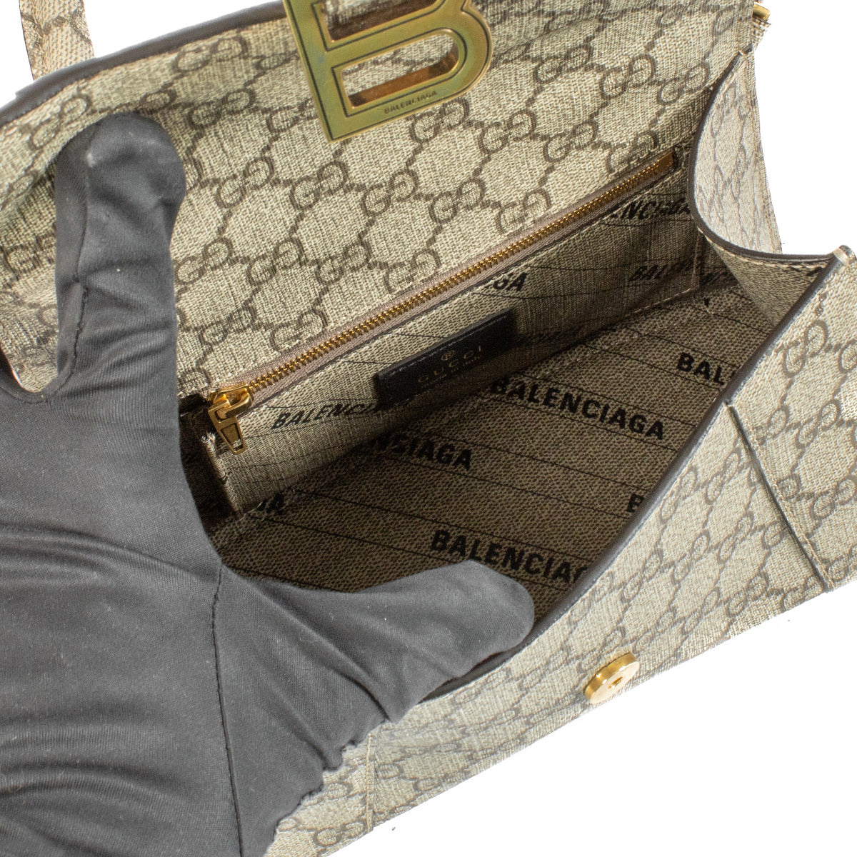 Gucci x Balenciaga The Hacker Project Small Hourglass Bag