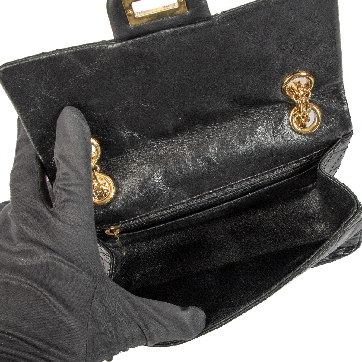 Chanel Zwart 2.55 Mini Schoudertas