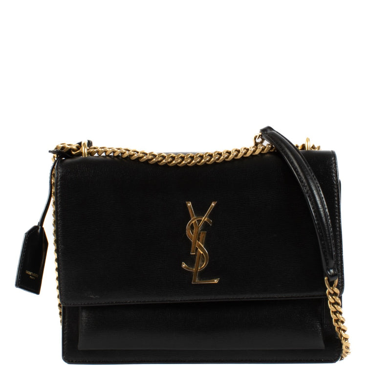 Shop safe online at Labellov in Antwerp, Brussels and Knokke this 100% authentic second hand Saint Laurent Black Sunset Medium Bag