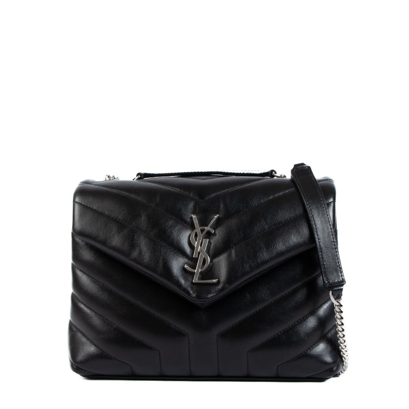 Saint Laurent Black Loulou Small Bag