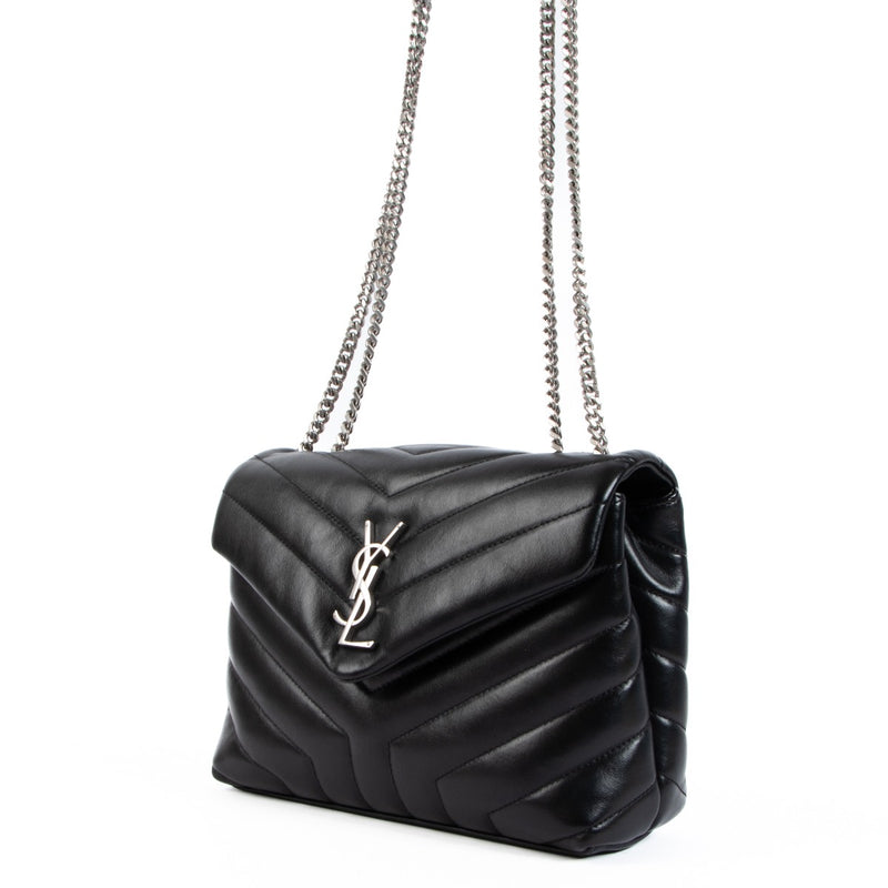 Saint Laurent Black Loulou Small Bag