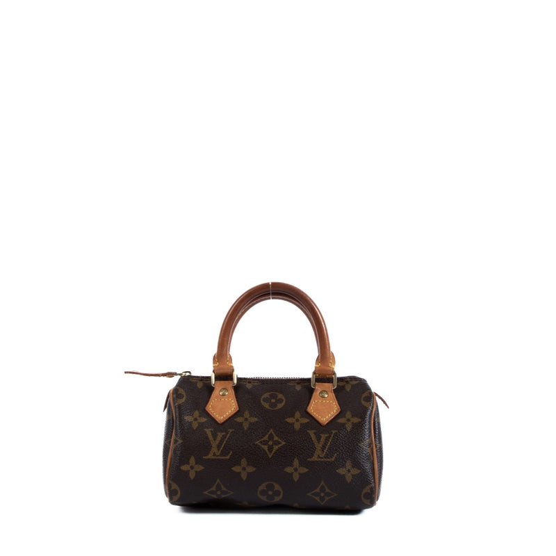 Buy an authentic second hand Louis Vuitton Monogram Speedy Nano Crossbody in very good condition at Labellov.