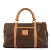Celine Macadam Triomphe Canvas Vintage Boston Bag