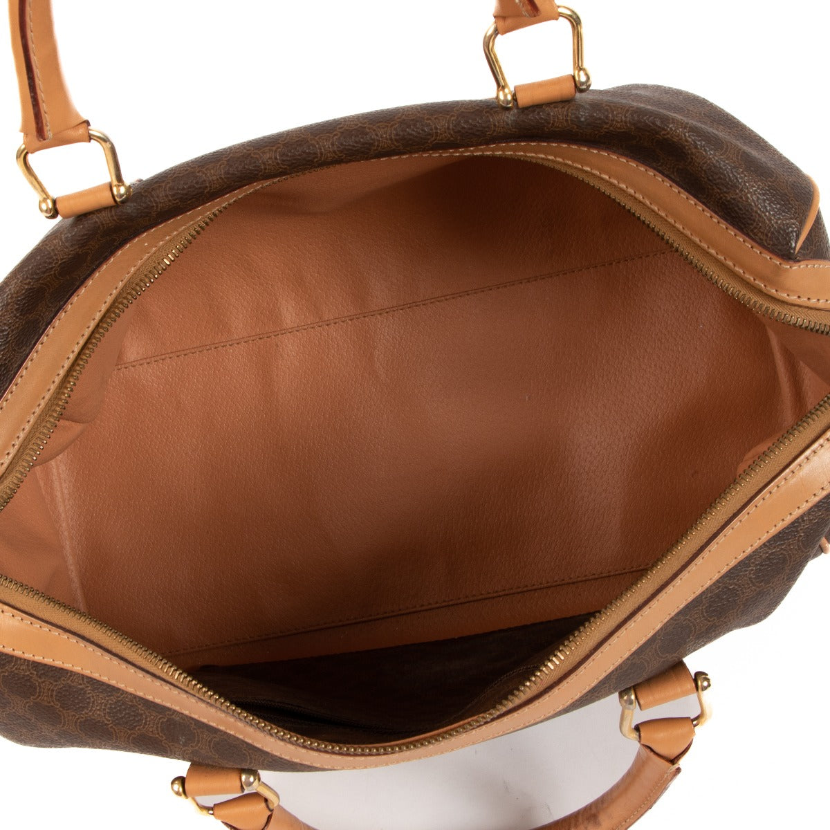Celine Macadam Triomphe Canvas Vintage Medium Travel Bag