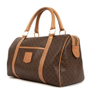 Celine Macadam Triomphe Canvas Vintage Small Boston Bag