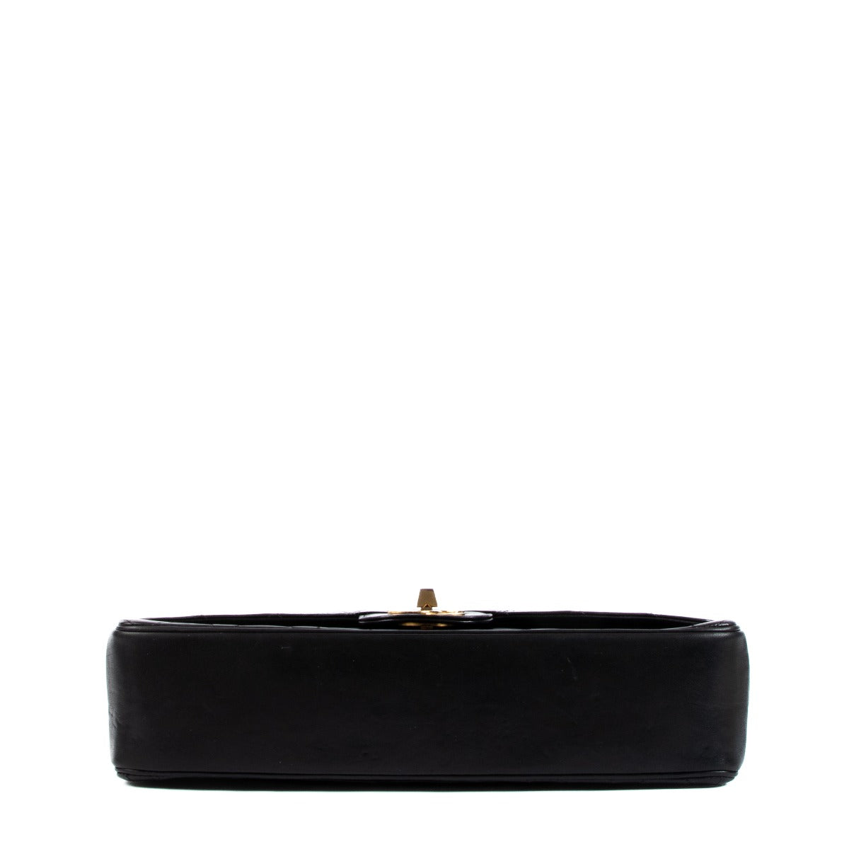 Shop authentic second hand Chanel Vintage Black Lambskin 2.55 Reissue Mademoiselle Chain Classic Flap Bag on www.labellov.com