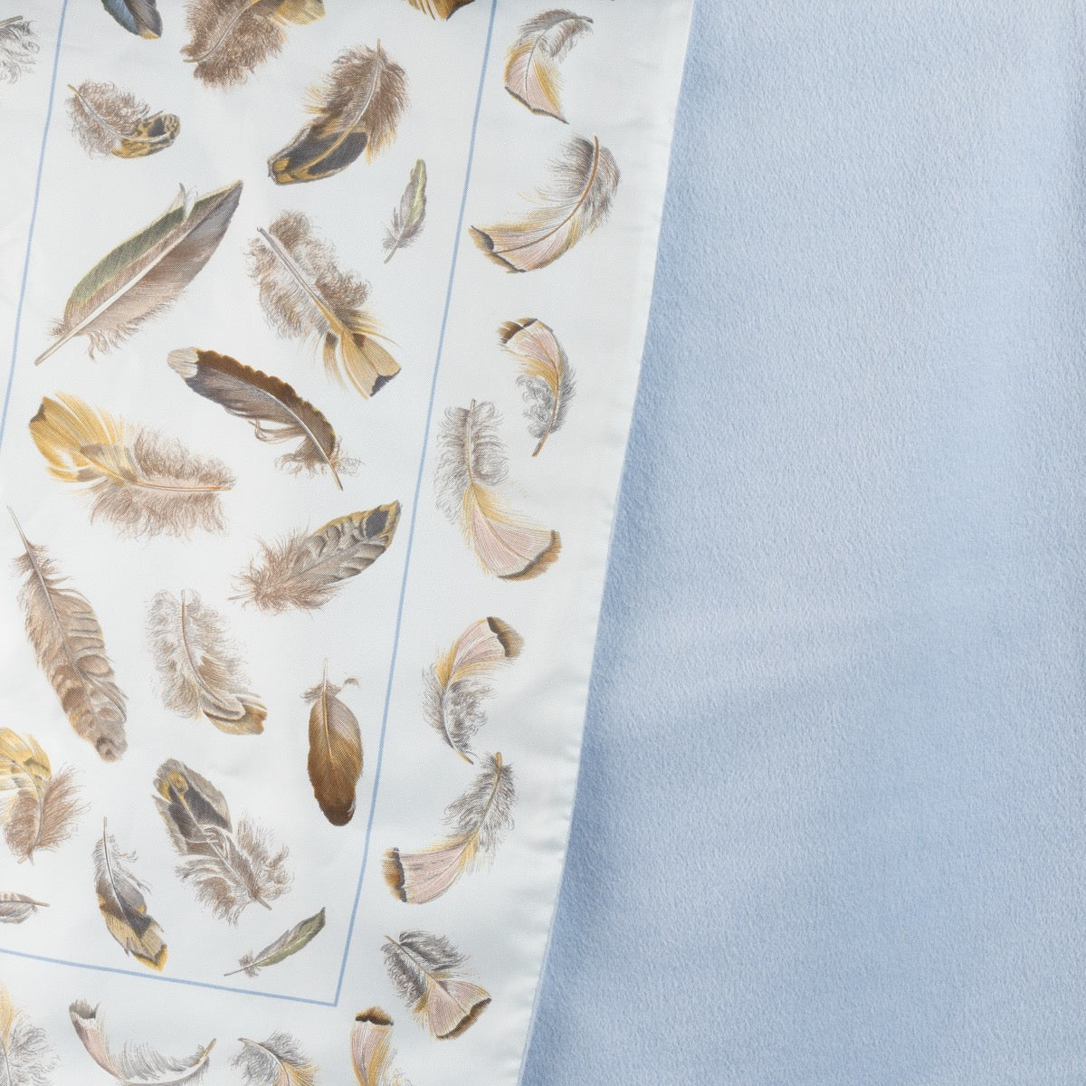 Shop 100% authentic second-hand Hermès Blue Silk and Angora Scarf on Labellov.com