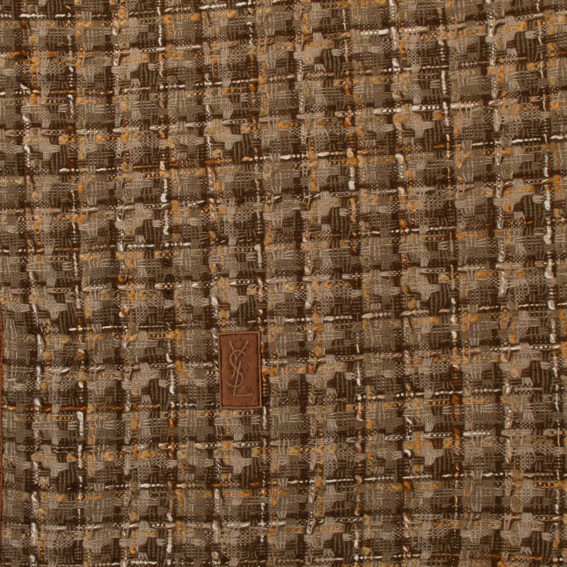 Saint Laurent Vintage Veelkleurige Tweed Plaid
